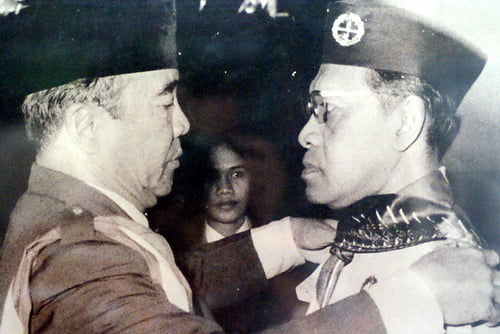 Soekarno dan Sri Sultan Hamengku Buwono IX