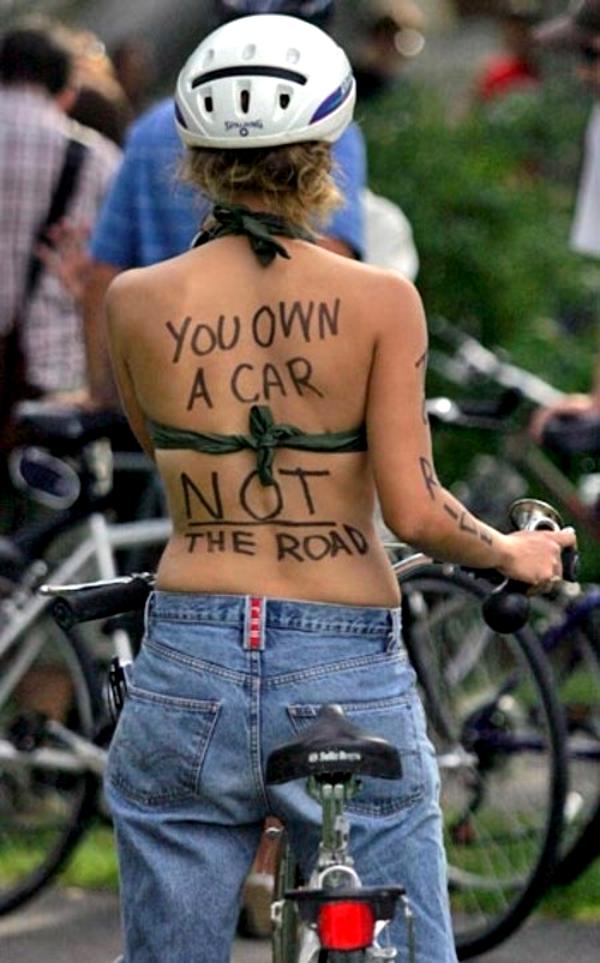 You own a car not the road